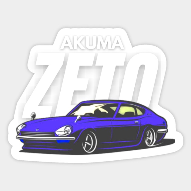 Akuma no zeto { devil z Wangan midnight } Sticker by MOTOSHIFT